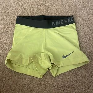 Neon yellow Nike pros